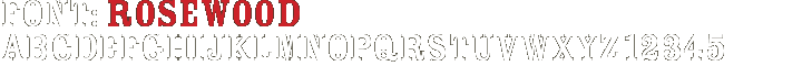 font rosewood