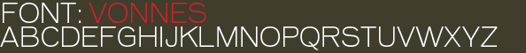 font vonnes