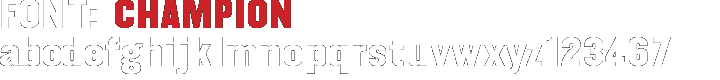 font champion