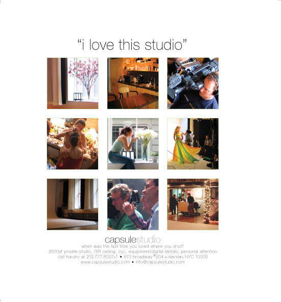 studio print ad
