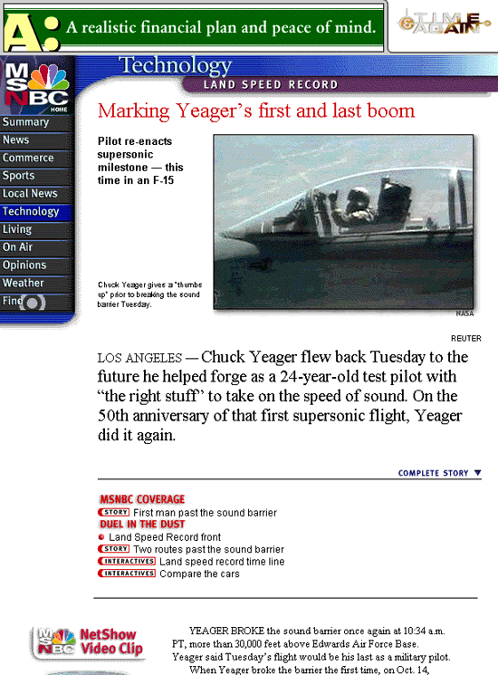 msnbc page anatomy