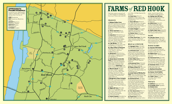 Red Hook Farm Market Map