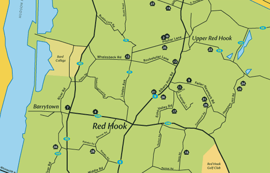 Red Hook Farm Market Map Detail